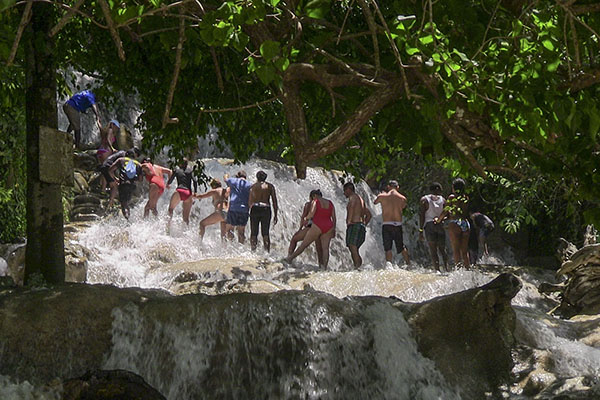 Dunn's River Falls - Jamaica Sea Shell Tours - www.JamaicaSeaShellTours.com